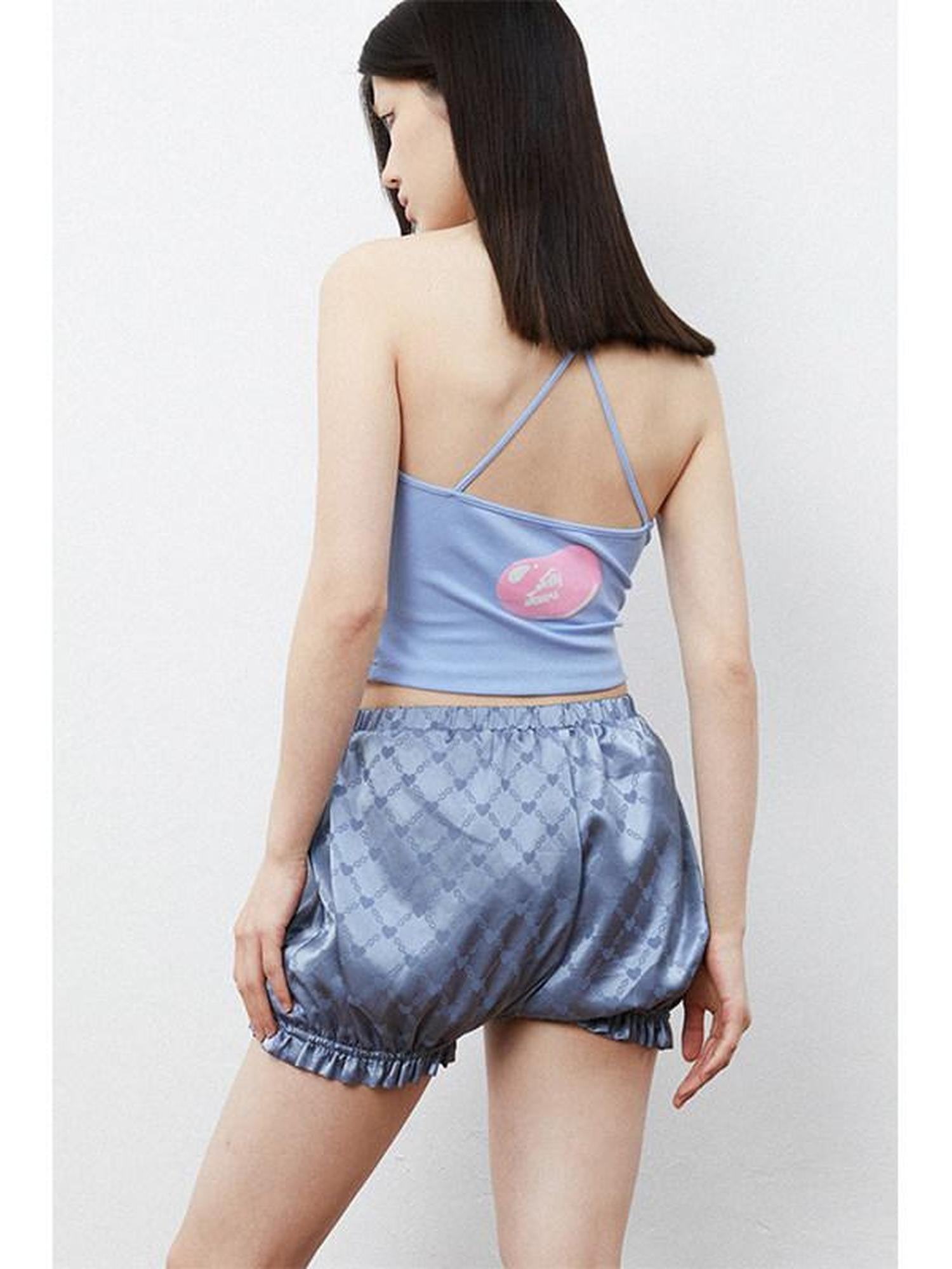 QUORRA S CHORD 3d Bubble Rabbit Print Cinched Waist Women&