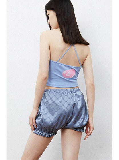 QUORRA S CHORD 3d Bubble Rabbit Print Cinched Waist Women&