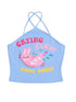 QUORRA S CHORD 3d Bubble Rabbit Print Cinched Waist Women&
