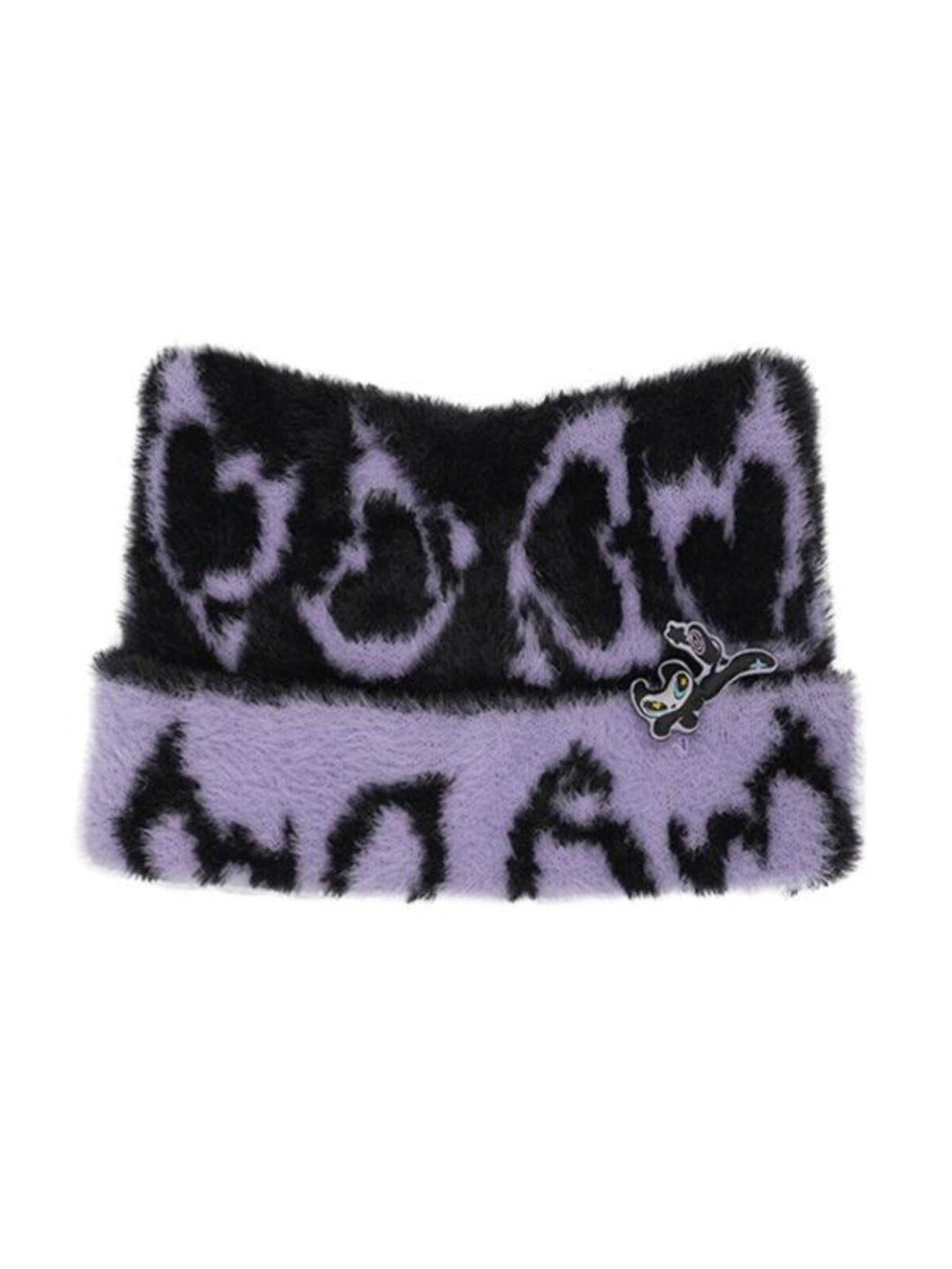 QUORRA S CHORD 3d Cat Ear Heart Devil Tail Reversible High Stretch Knit Women&