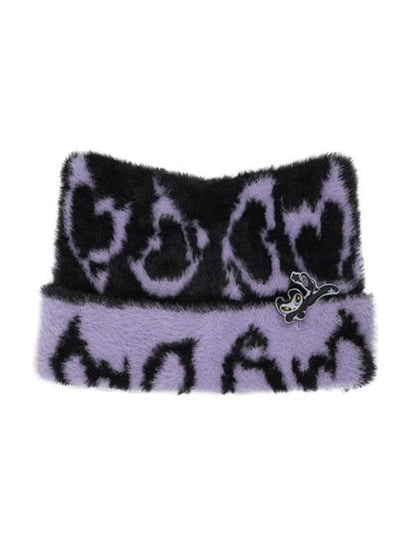 QUORRA S CHORD 3d Cat Ear Heart Devil Tail Reversible High Stretch Knit Women&