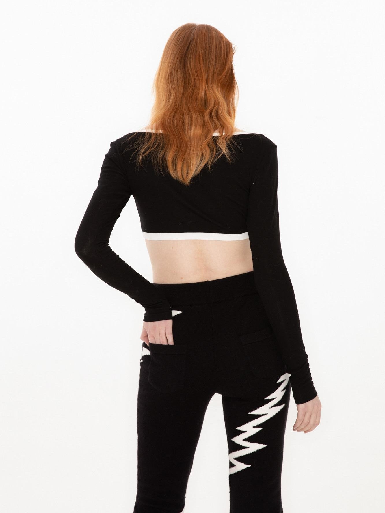 QUORRA S CHORD Black And White Lightning Embroidered Women&