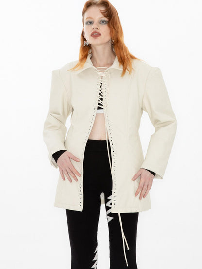 QUORRA S CHORD Black And White Lightning Embroidered Women&