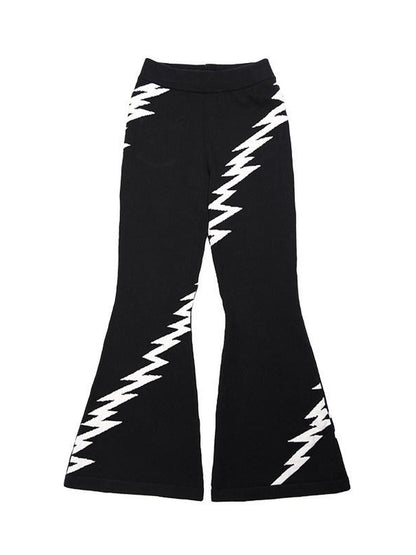 QUORRA S CHORD Black And White Lightning Embroidered Women&