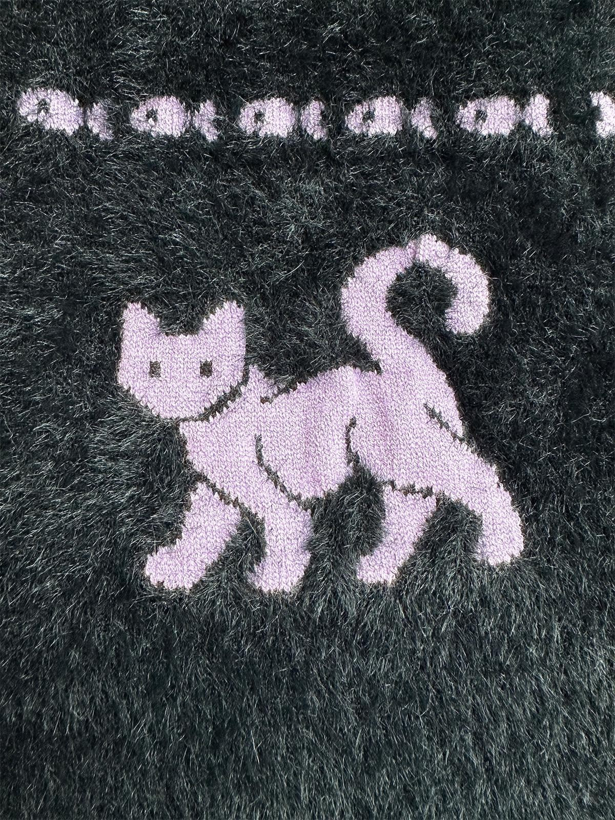 QUORRA S CHORD Black Cat Embroidery Women&