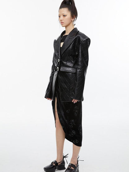 QUORRA S CHORD Black Faux Two Piece Layered Bardot Women&