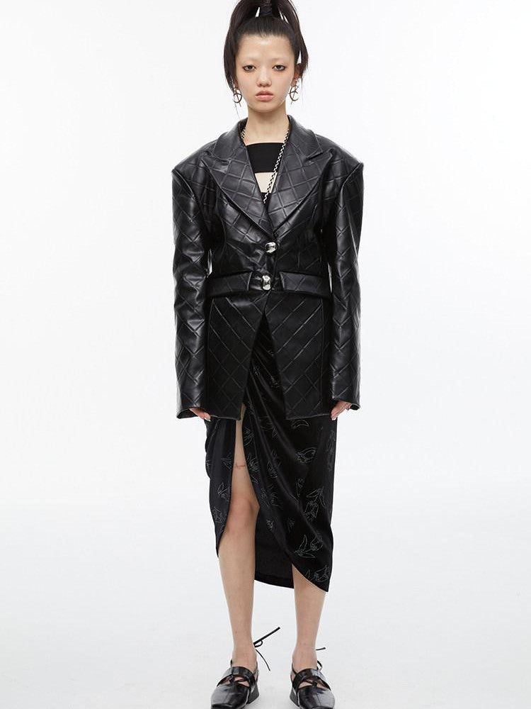 QUORRA S CHORD Black Faux Two Piece Layered Bardot Women&