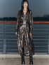 QUORRA S CHORD Black Gold Long Loose Flowing Women&