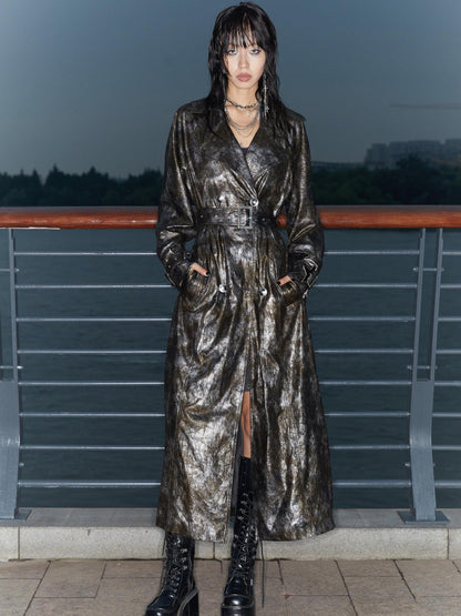 QUORRA S CHORD Black Gold Long Loose Flowing Women&