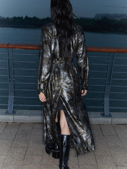 QUORRA S CHORD Black Gold Long Loose Flowing Women&
