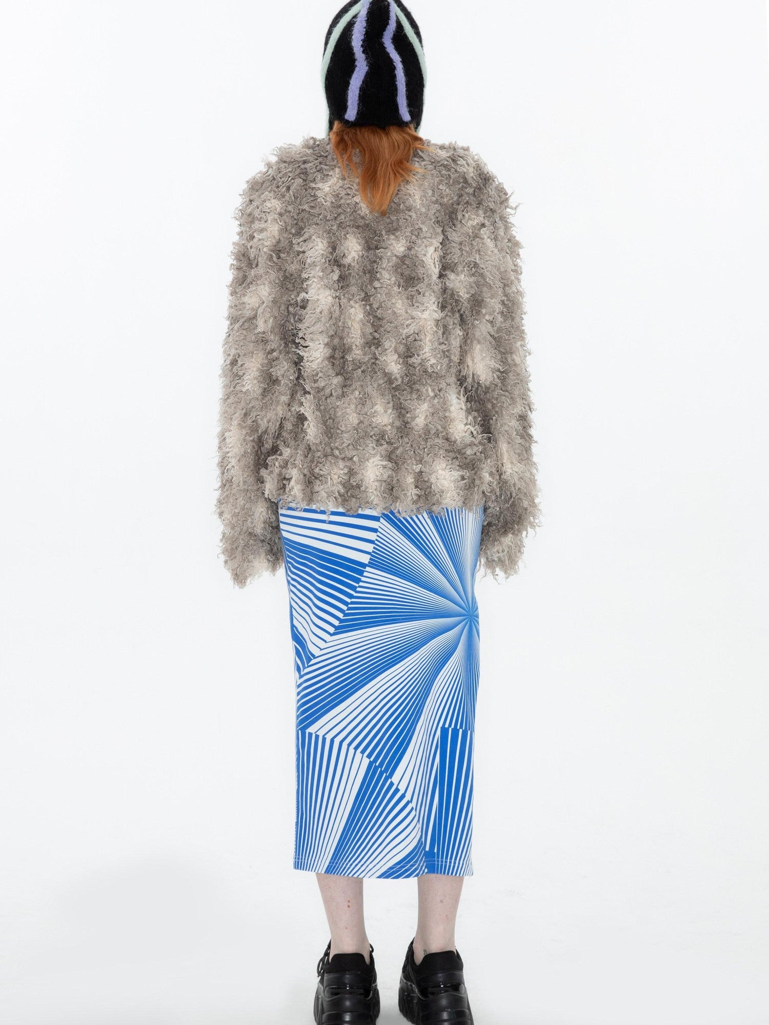 QUORRA S CHORD Blue Green Two Tone Knitted Yarn Women&
