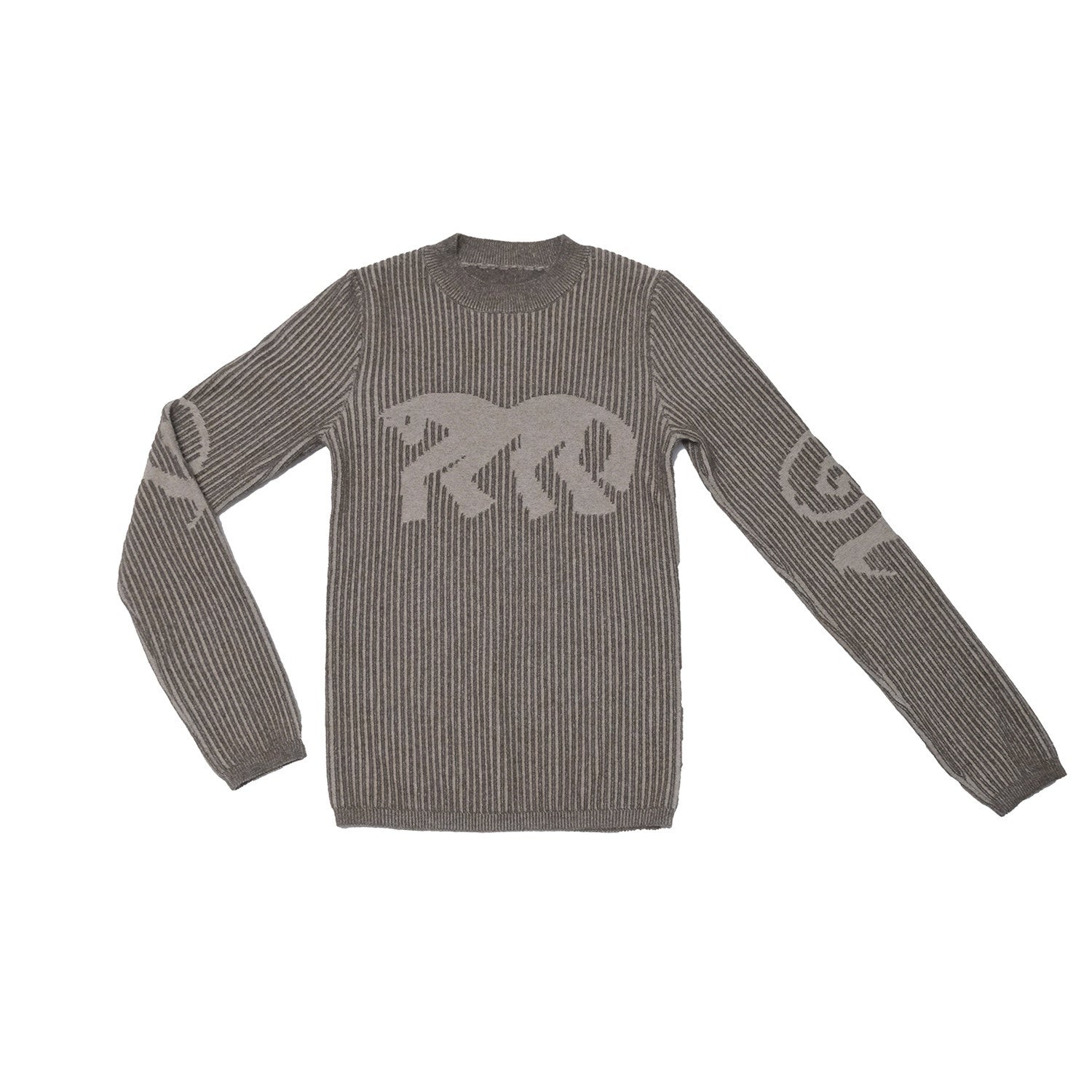 QUORRA_S_CHORD_Brown_Ribbed_Pony_Geometric_Knitted_Women&