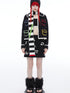 QUORRA S CHORD Colorful Pockets Doll Collar Tweed Inspired Women&
