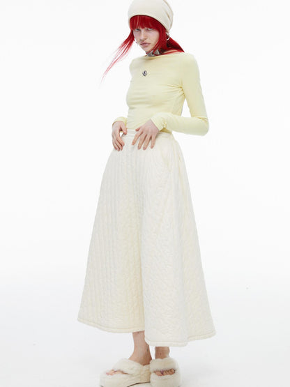 QUORRA S CHORD Cream Yellow Colorblock Bardot Backless Women&