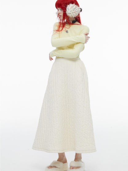 QUORRA S CHORD Cream Yellow Colorblock Bardot Backless Women&