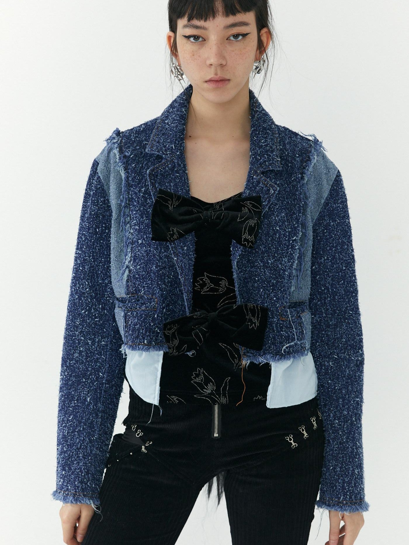 QUORRA S CHORD Cropped Patchwork Deconstructed Women&