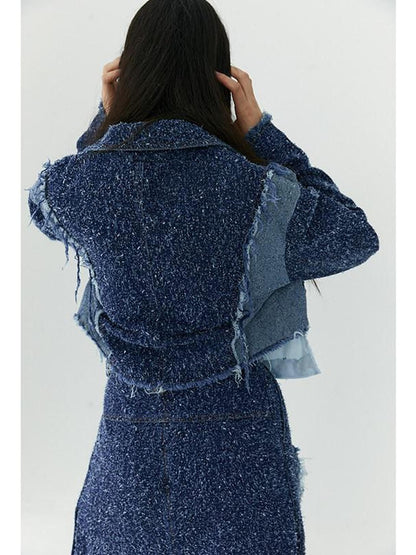 QUORRA S CHORD Cropped Patchwork Deconstructed Women&