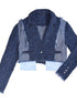 QUORRA S CHORD Cropped Patchwork Deconstructed Women&