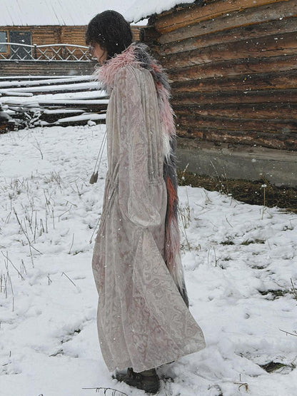 QUORRA S CHORD Gray Pink Patchwork Long Women&
