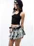 QUORRA S CHORD Green Camouflage Star Print Low Waist Women&