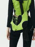QUORRA S CHORD Heart Knit Patchwork Handmade Reflective Women&
