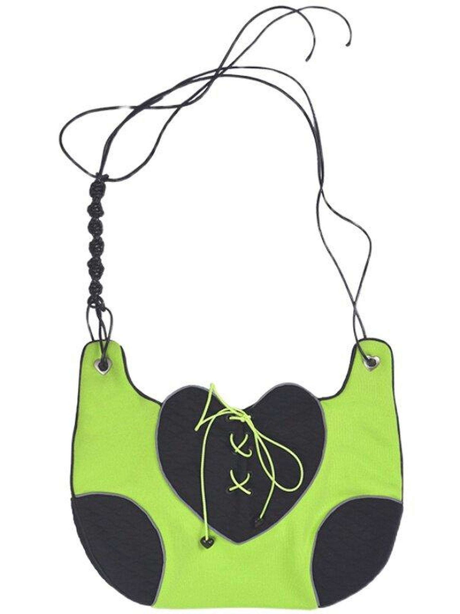 QUORRA S CHORD Heart Knit Patchwork Handmade Reflective Women&