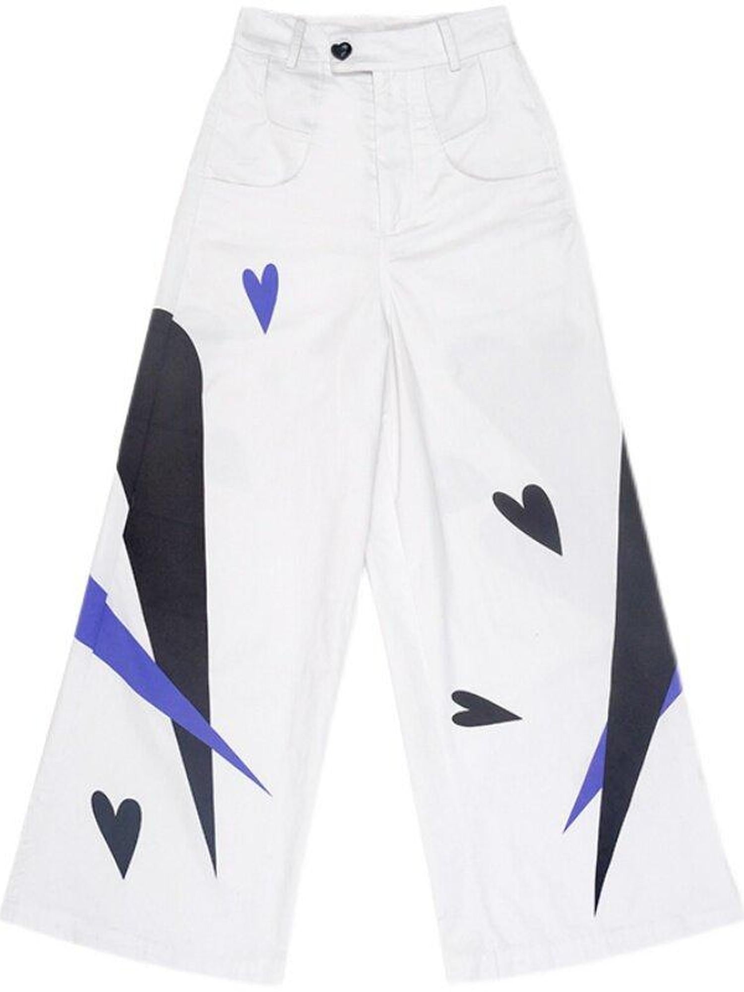 QUORRA S CHORD Heart Reflection Print High Waist Women&