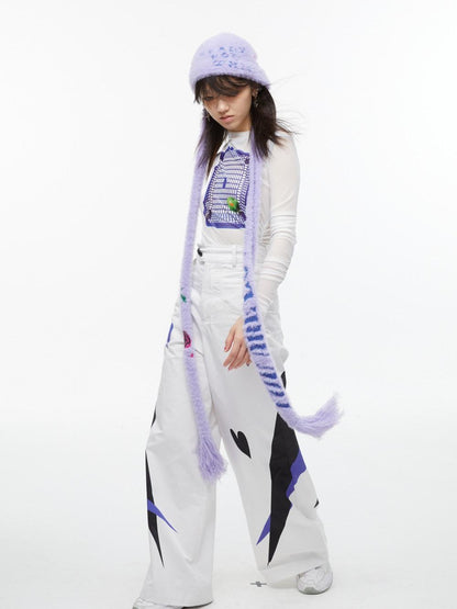 QUORRA S CHORD Heart Reflection Print High Waist Women&