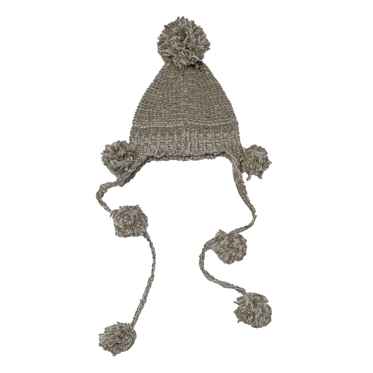 QUORRA_S_CHORD_Heathered_Gray_Green_Hand_Knit_Pom_Pom_Women&