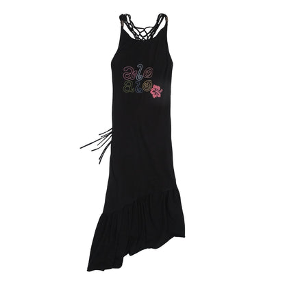 QUORRA_S_CHORD_Hibiscus_Print_Backless_Asymmetrical_Pleated_Women&