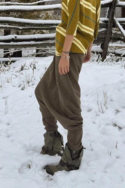 QUORRA_S_CHORD_Khaki_Green_Elastic_Waist_Convertible_Drop_Crotch_Women&