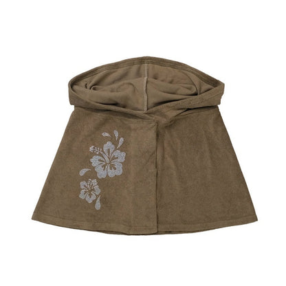 QUORRA_S_CHORD_Khaki_Hibiscus_Rhinestone_Terry_Cloth_Multiway_Women&