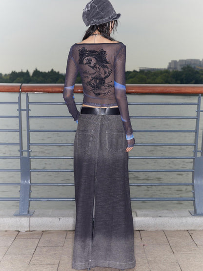 QUORRA S CHORD Mermaid Conch Velvet Jacquard Women&