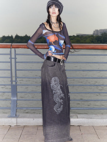 QUORRA S CHORD Mermaid Conch Velvet Jacquard Women&