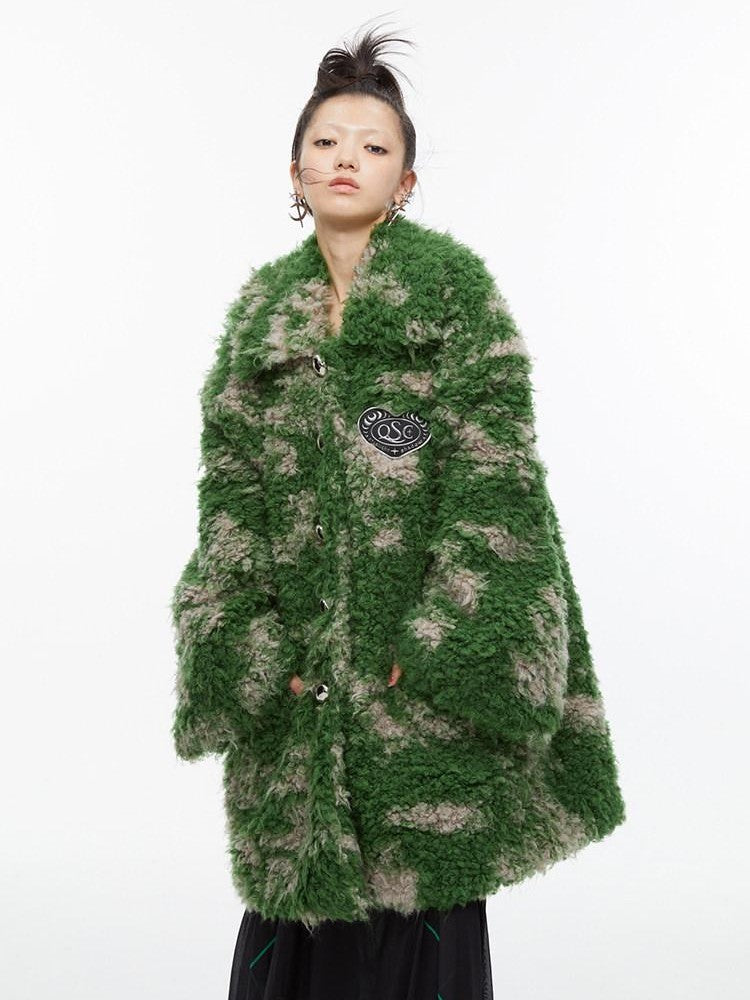 QUORRA S CHORD Moss Green Tie Dye Oversized Women&