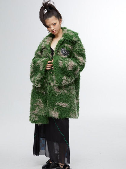QUORRA S CHORD Moss Green Tie Dye Oversized Women&