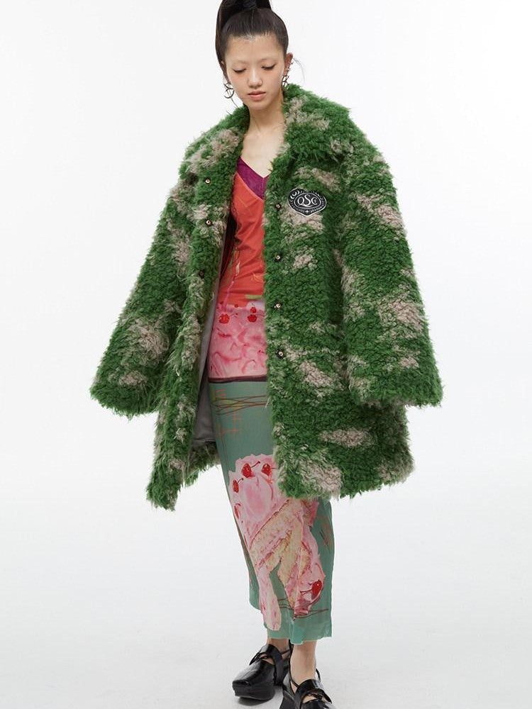 QUORRA S CHORD Moss Green Tie Dye Oversized Women&