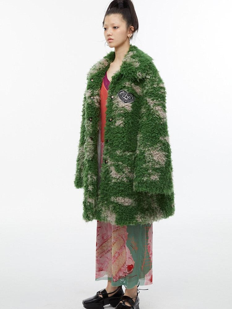 QUORRA S CHORD Moss Green Tie Dye Oversized Women&