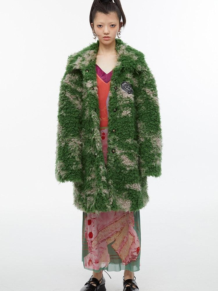 QUORRA S CHORD Moss Green Tie Dye Oversized Women&
