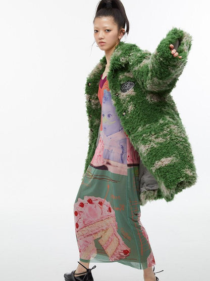 QUORRA S CHORD Moss Green Tie Dye Oversized Women&