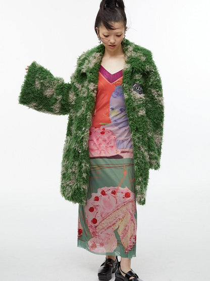QUORRA S CHORD Moss Green Tie Dye Oversized Women&