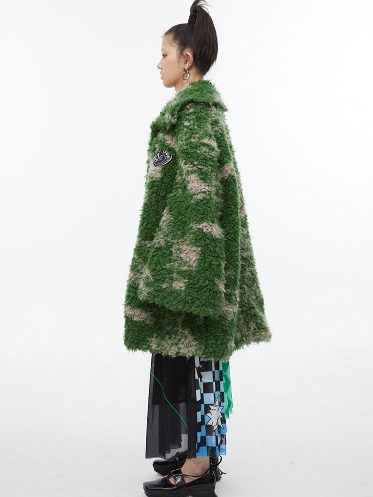 QUORRA S CHORD Moss Green Tie Dye Oversized Women&