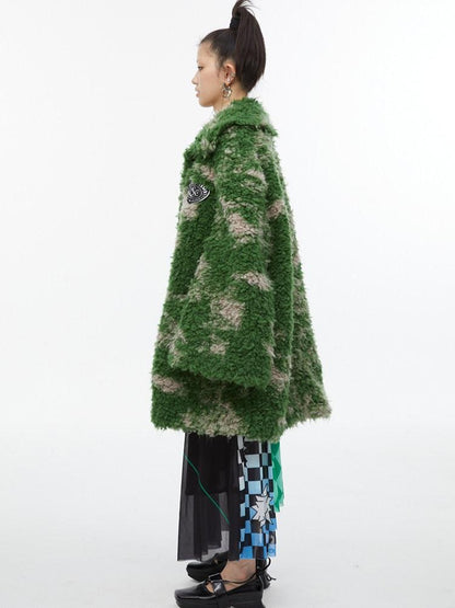 QUORRA S CHORD Moss Green Tie Dye Oversized Women&