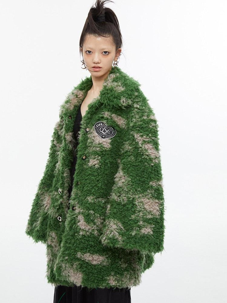 QUORRA S CHORD Moss Green Tie Dye Oversized Women&