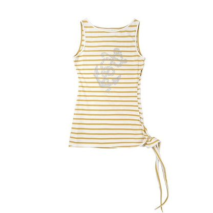 QUORRA_S_CHORD_Nautical_Striped_Anchor_Hibiscus_Split_Tie_Women&