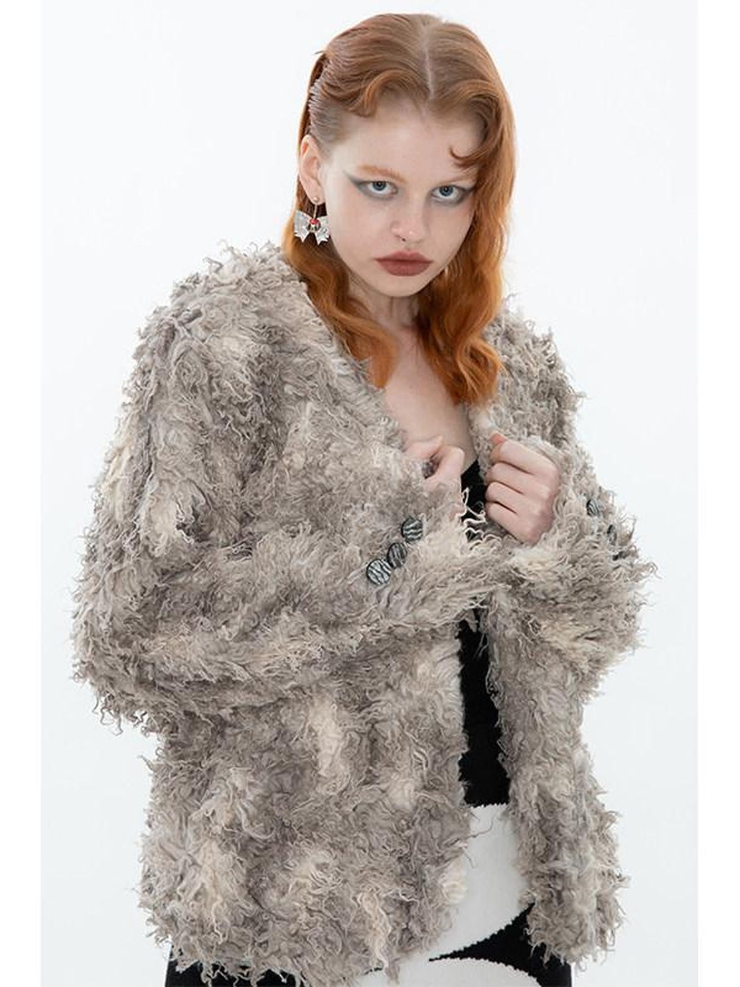 QUORRA S CHORD Neutral Gray Oversized Relaxed Women&