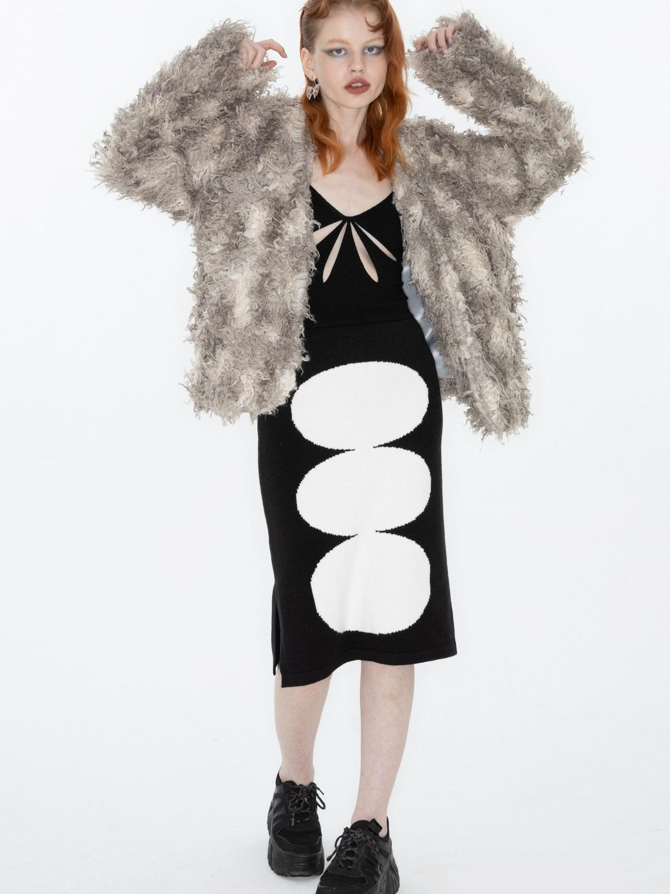 QUORRA S CHORD Neutral Gray Oversized Relaxed Women&