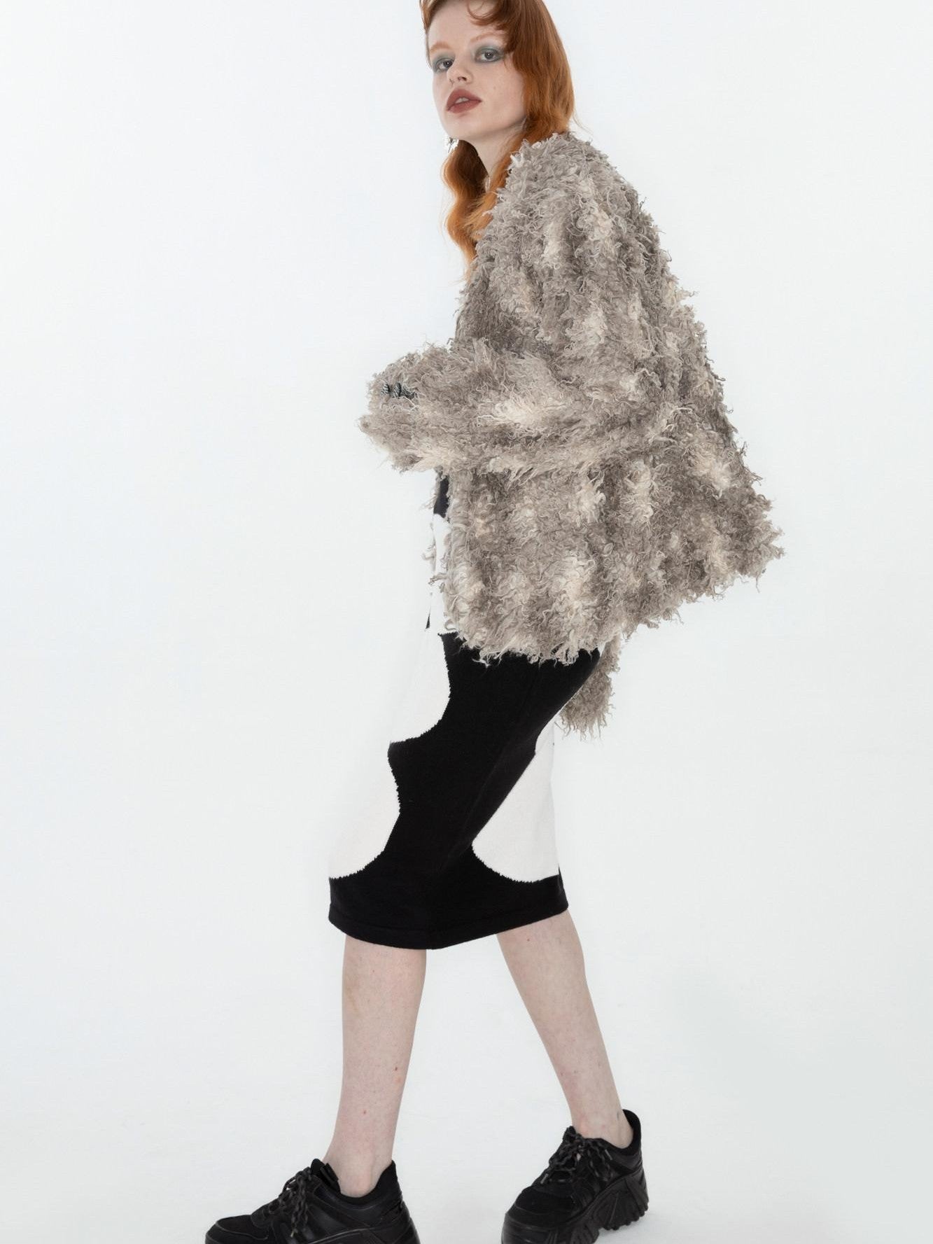 QUORRA S CHORD Neutral Gray Oversized Relaxed Women&