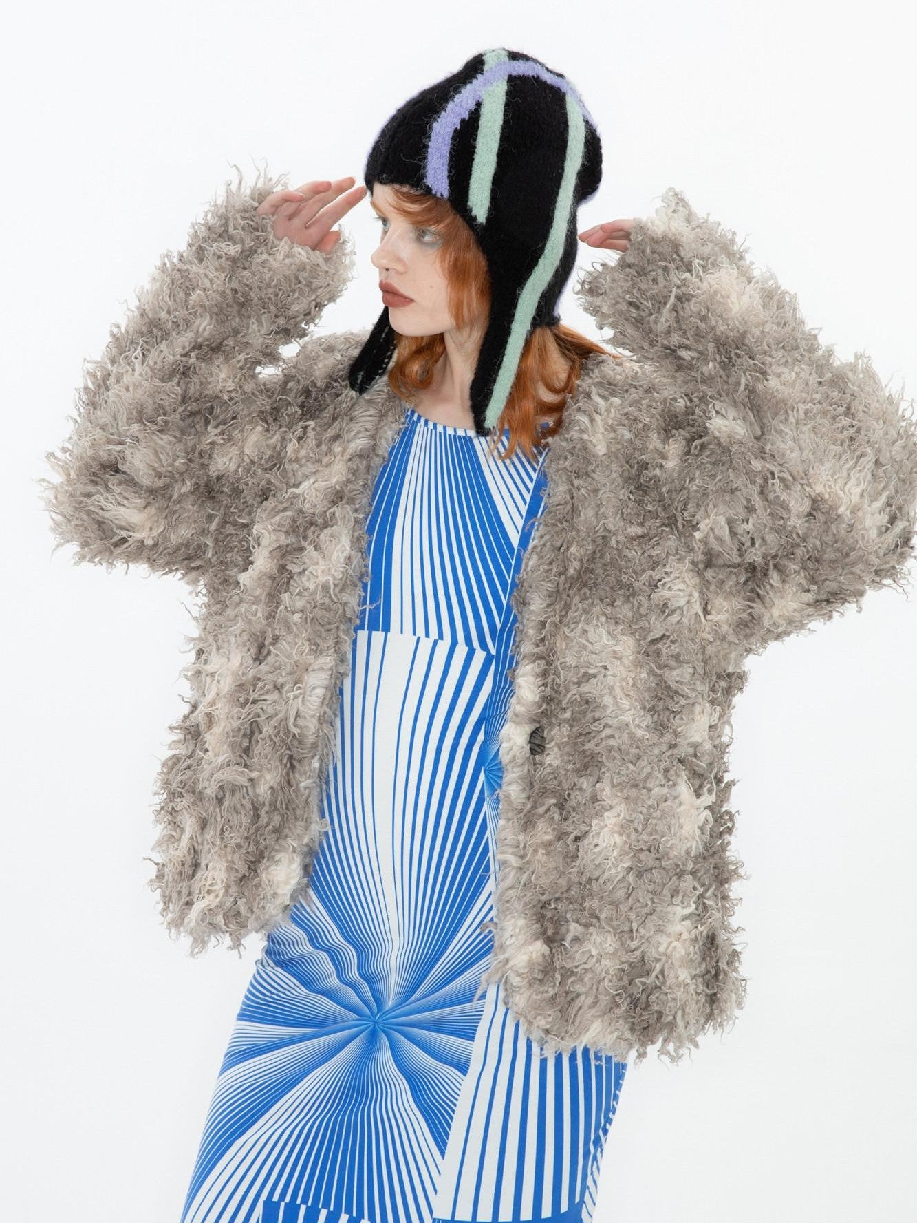 QUORRA S CHORD Neutral Gray Oversized Relaxed Women&