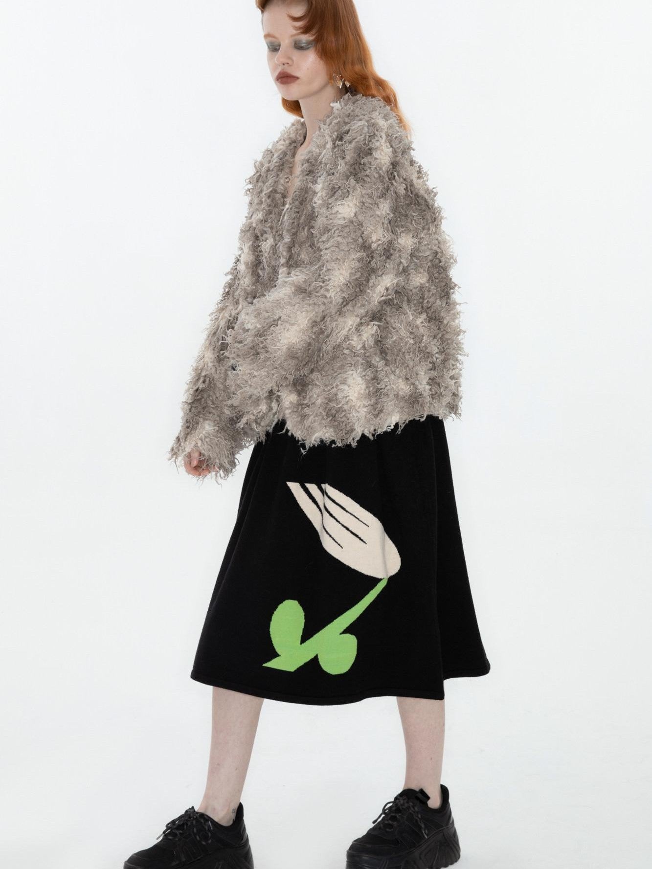 QUORRA S CHORD Neutral Gray Oversized Relaxed Women&